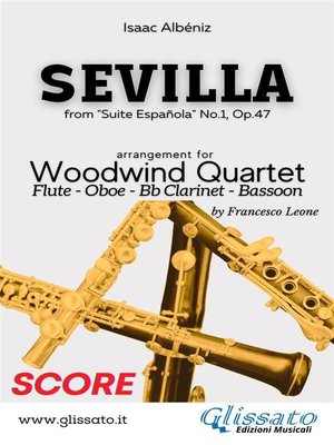 cover image of Sevilla--Woodwind Quartet (score)